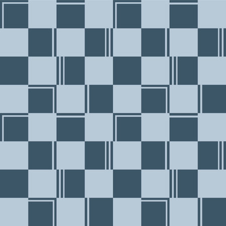 Japanese Classic Checkered Vector Seamless Pattern