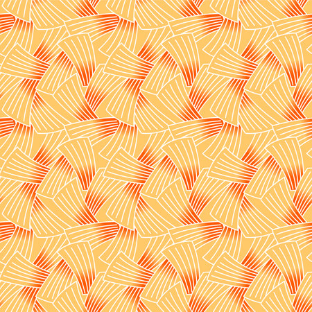 Japanese Flowing Fan Vector Seamless Patternのイラスト素材
