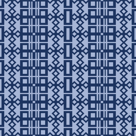 Japanese Diamond Flower Rectangle Vector Seamless Patternのイラスト素材