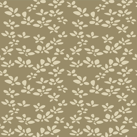 Japanese Petal Flower Vector Seamless Patternのイラスト素材