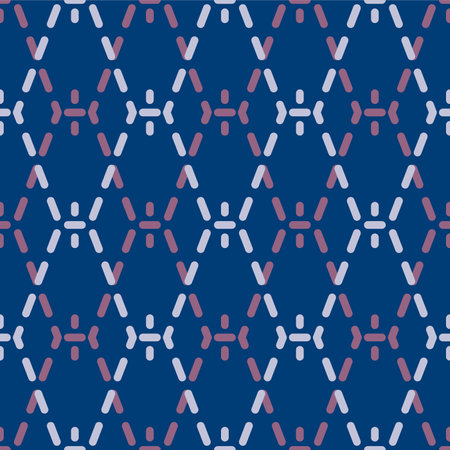 Japanese Hexagon Net Vector Seamless Patternのイラスト素材