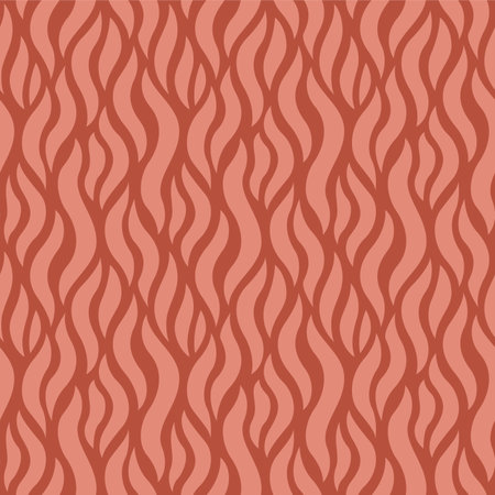 Japanese Wavy Line Motif Vector Seamless Patternのイラスト素材