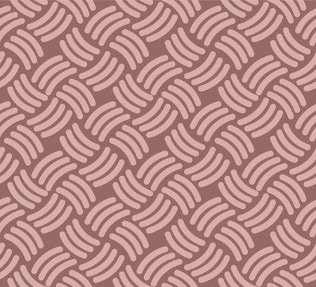Japanese Curl Weave Vector Seamless Patternのイラスト素材
