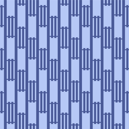 Japanese Step Stripe Vector Seamless Patternのイラスト素材