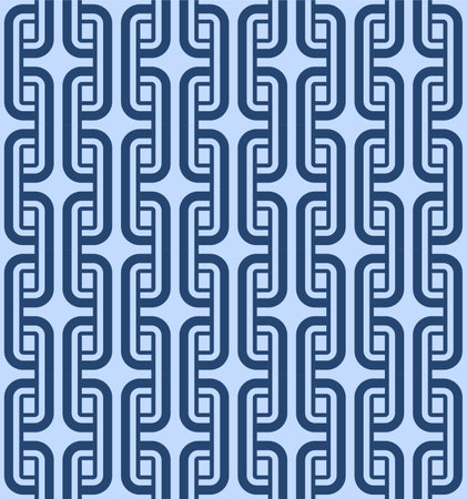 Japanese Overlap Line Rectangle Vector Seamless Patternのイラスト素材