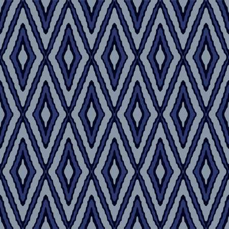 Japanese Diamond Net Pattern Vector Seamless Patternのイラスト素材
