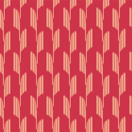 Japanese Embroidery Stripe Vector Seamless Patternのイラスト素材
