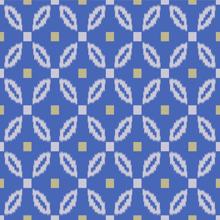 Japanese Petal Diamond Vector Seamless Patternのイラスト素材