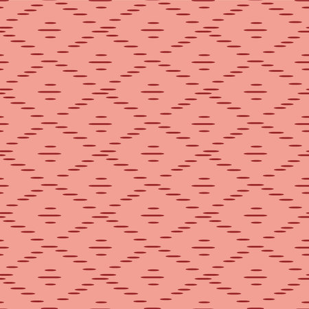 Japanese Line Diamond Vector Seamless Patternのイラスト素材