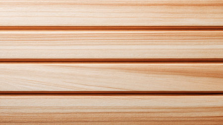 This image showcases a smooth wooden surface with natural grain patterns, perfect for use in design, architecture, or interior decor projects.の素材
