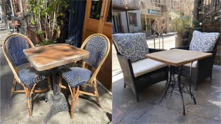 Cozy outdoor cafの素材