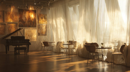 A serene cafの素材