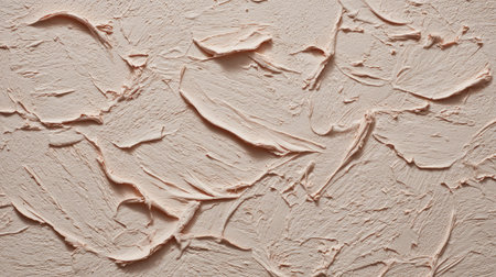 This textured background showcases a subtle peach hue with unique brush strokes, perfect for artistic projects or modern interior design concepts.の素材