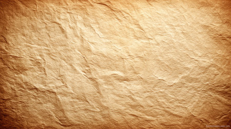 A beautifully textured vintage paper background featuring warm tones and subtle creases, ideal for a variety of creative projects, design applications, and artistic endeavors.の素材