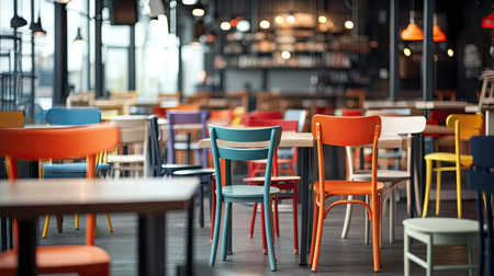 A vibrant cafの素材