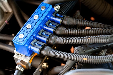 car sequential gas injectionの写真素材