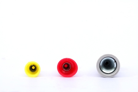 Wire Nuts on White Background