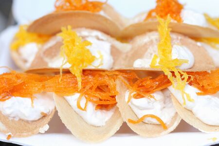 Sweets crispy for sale Thailandの写真素材