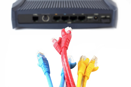 Network switch and UTP ethernet cables