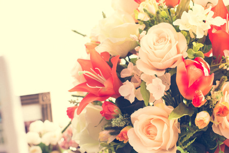 Beautiful fake flowers,vintage style