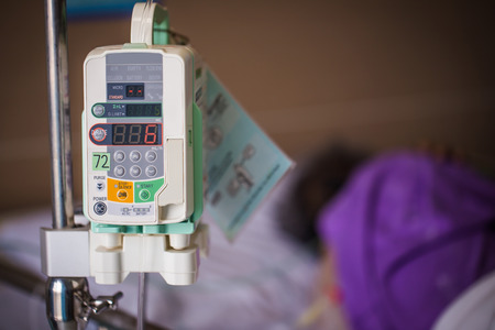 infusion pump medical devicesの写真素材