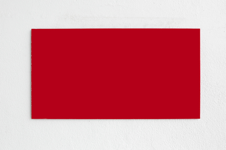 red display advertising with trafficの写真素材