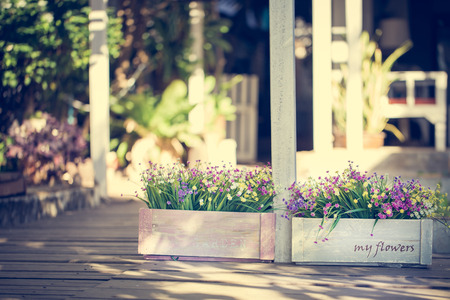 Colorful decoration artificial flowerの写真素材