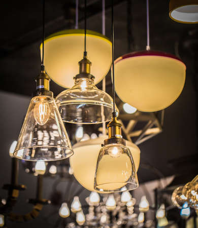 Vintage luxury interior lighting lamp decorの写真素材