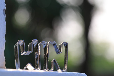 Create of wording by stainless steel lettersの写真素材