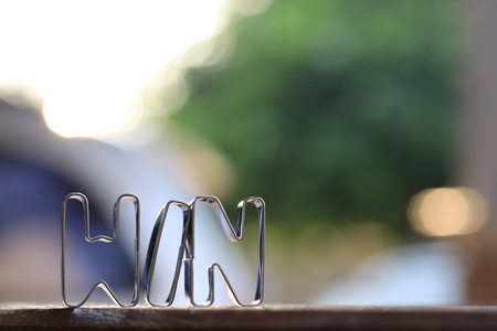 Create of wording by stainless steel lettersの写真素材