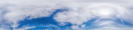 sky panorama with clouds without ground, for easy use in 3D graphics and panorama for composits in...