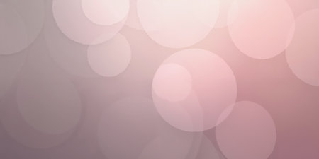 Mauve Gradient Circles A soft mauve background with overlapping translucent circles in pale pink and gray. The circles blend softlyの素材