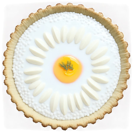 Finnish Karjalanpiirakka (Karelian Pie) - A pastry made from thin rye crust filled with a mixture of rice porridge, often ..の素材