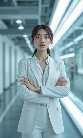 White Cyber Lead Shield Lock White female 41 suit projects padlock shield, photoreal steel-blue, cool rim, shallow DOFの素材