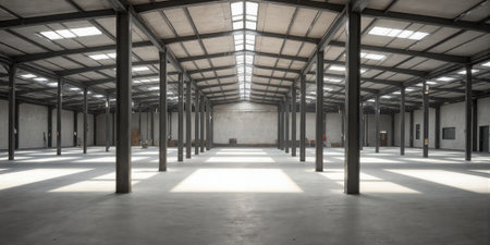 Contemplative Technology Sanctuary Empty warehouse specifically engineered to counterbalance digital overstimulation through architectural elements proven to restore attention and enhanceの素材