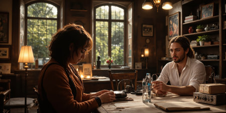 Nostalgic Analog Revival Vintage analog technology arranged in a satisfying composition, celebrating the tactile authenticity trending in digital detox culture.の素材