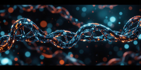 Epigenetic Health Influences Environmental and lifestyle factors visualized as they dynamically affect genetic expression, showing how daily choices create cascadingの素材