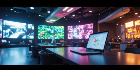 Digital Nutrition Visualization An elegantly designed data visualization showing how digital content consumption affects mental wellness, represented through organic flowingの素材