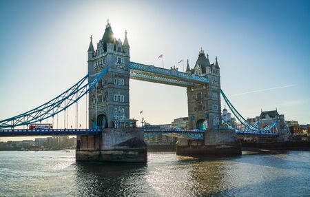 The London Bridge that still stands today dates from 1973. It is one of the more modern bridges over the Thames in London.の写真素材