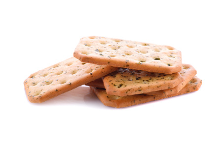 biscuits with white backgroundの写真素材