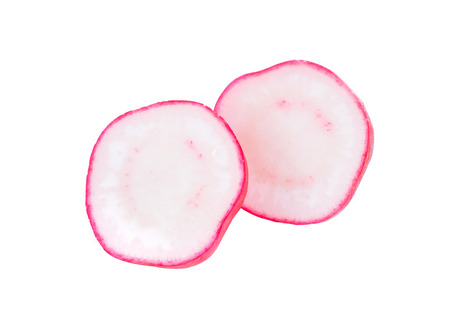 Radish isolated on white background.の写真素材