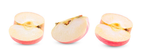 Apple collection on a white background