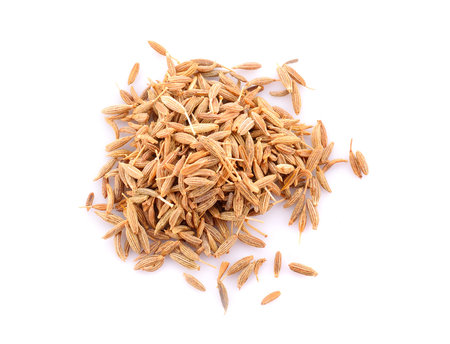 Cumin isolated on a white background