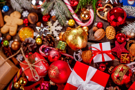 Present box with a ribbon