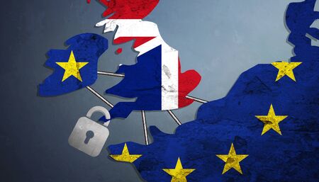 Vote for United Kingdom exit conceptの写真素材