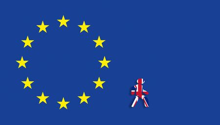 Vote for United Kingdom exit conceptの写真素材