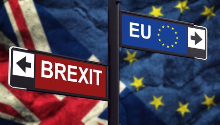 Vote for United Kingdom exit conceptの写真素材