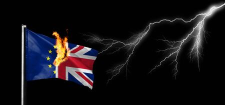 Vote for United Kingdom exit conceptの写真素材
