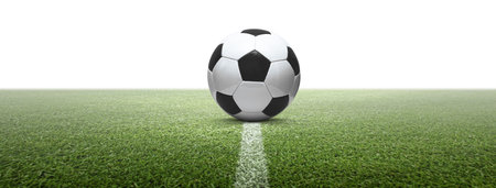 Football stadium, shiny lights, view from field. Soccer conceptの写真素材