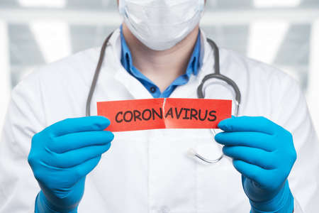 Corona virus outbreaking. Epidemic virus Respiratory Syndrome.の写真素材